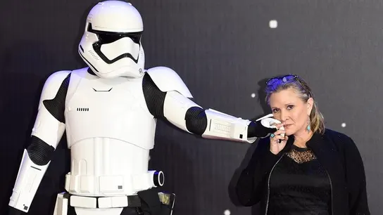 La actriz Carrie Fisher La actriz Carrie Fisher