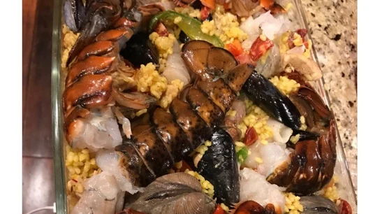 La insólita paella de Rob Schneider La insólita paella de Rob Schneider