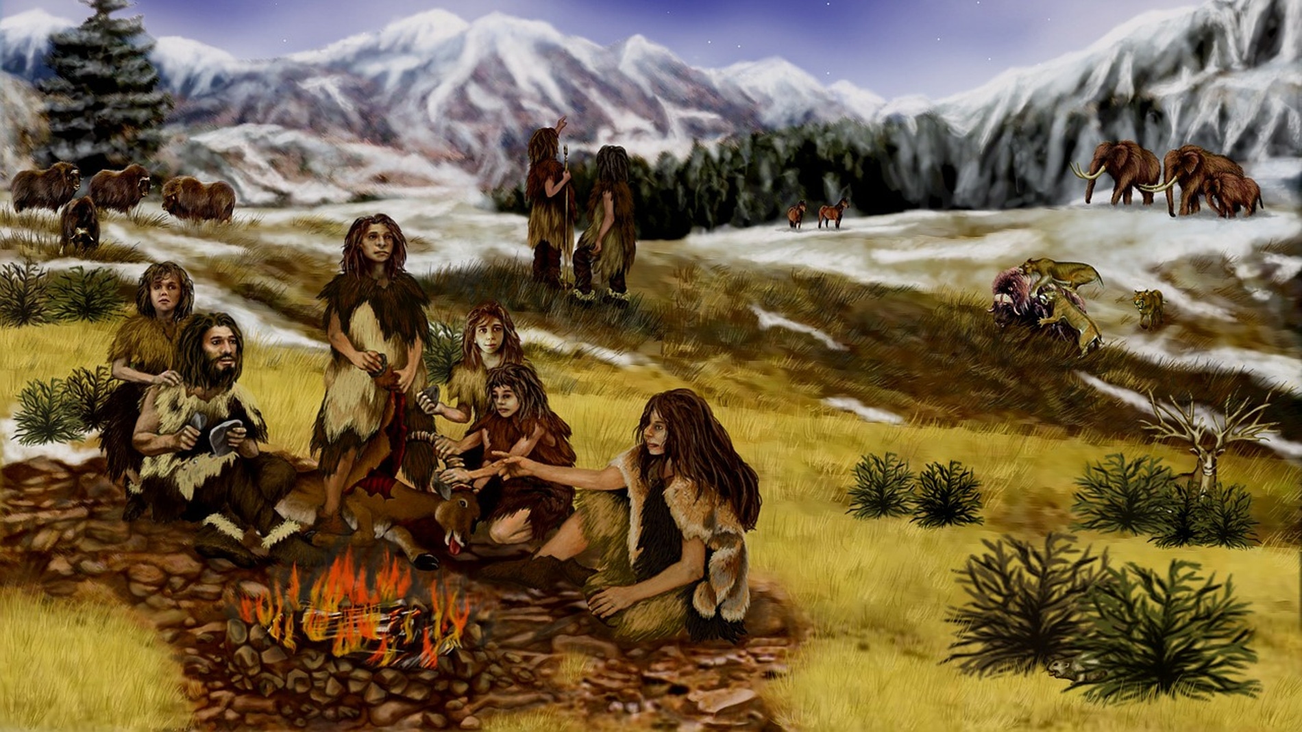 Hombres de las cavernas