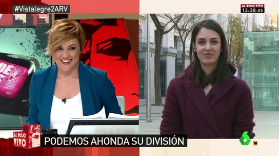 Frame 0.0 de: Rita Mastre: "Errejón ha sido víctima de una campaña impropia de hostigamiento y erosión" Frame 0.0 de: Rita Mastre: "Errejón ha sido víctima de una campaña impropia de hostigamiento y erosión"