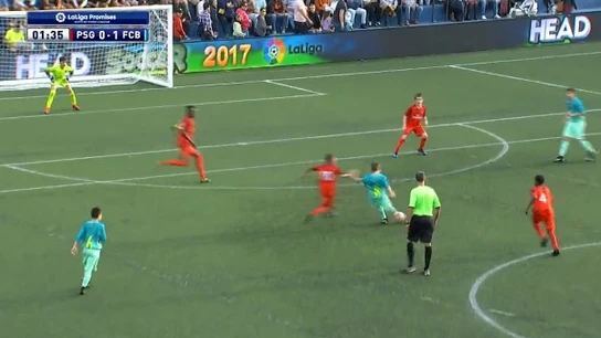 Aleix Garrido la clava en escuadra ante el PSG Aleix Garrido la clava en escuadra ante el PSG