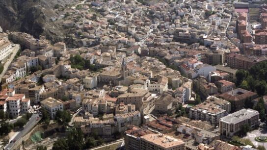 Vista a&eacute;rea de la ciudad de Cuenca