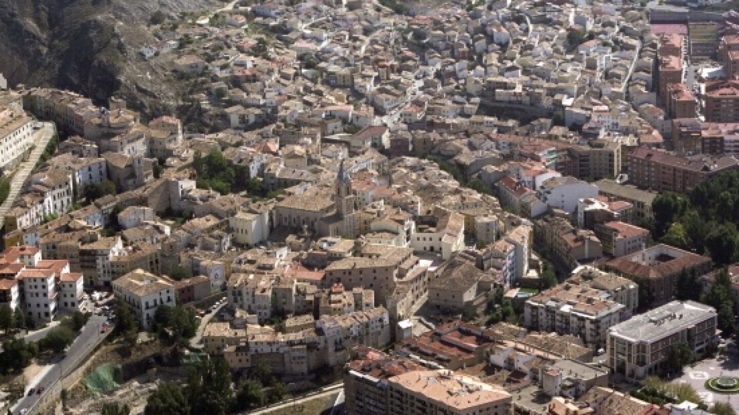 Vista a&eacute;rea de la ciudad de Cuenca