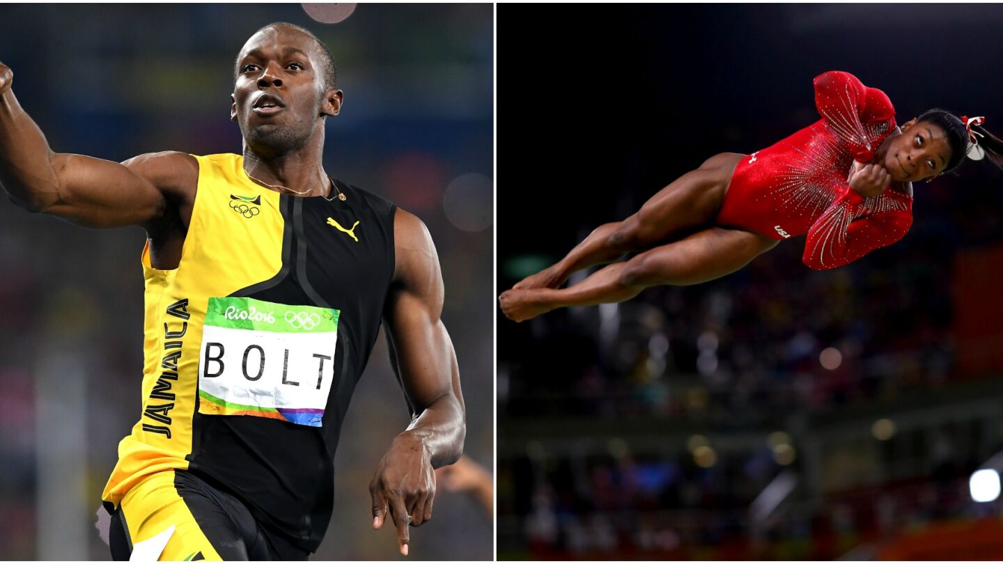 Usain Bolt y Simone Biles, elegidos mejores deportistas del a&ntilde;o por L' &Eacute;quipe