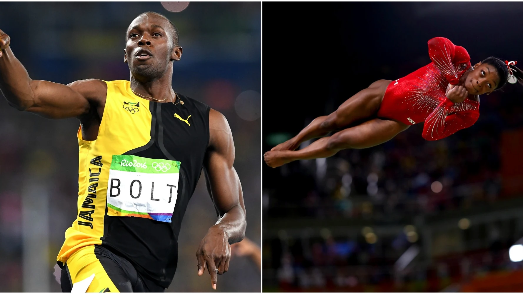 Usain Bolt y Simone Biles, elegidos mejores deportistas del año por L' Équipe