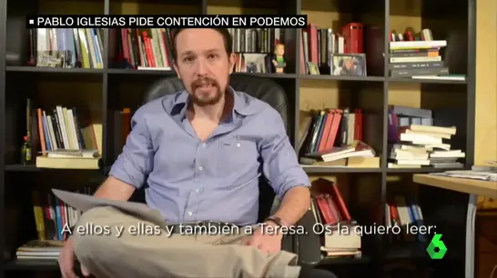 Pablo Iglesias pide contención en Podemos