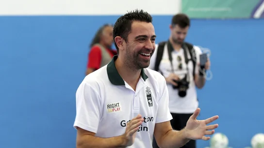 Xavi Hernández, durante un acto Xavi Hernández, durante un acto