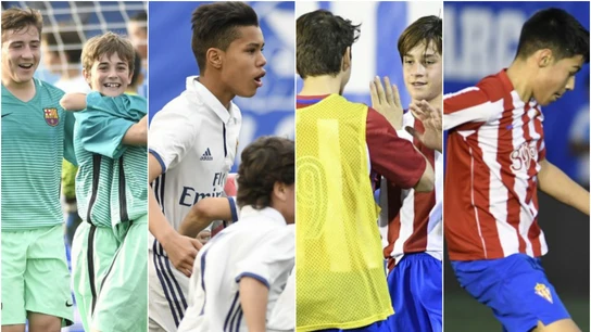Barcelona, Real Madrid, Atlético y Sporting, los cuatro semifinalistas de LaLiga Promises Barcelona, Real Madrid, Atlético y Sporting, los cuatro semifinalistas de LaLiga Promises