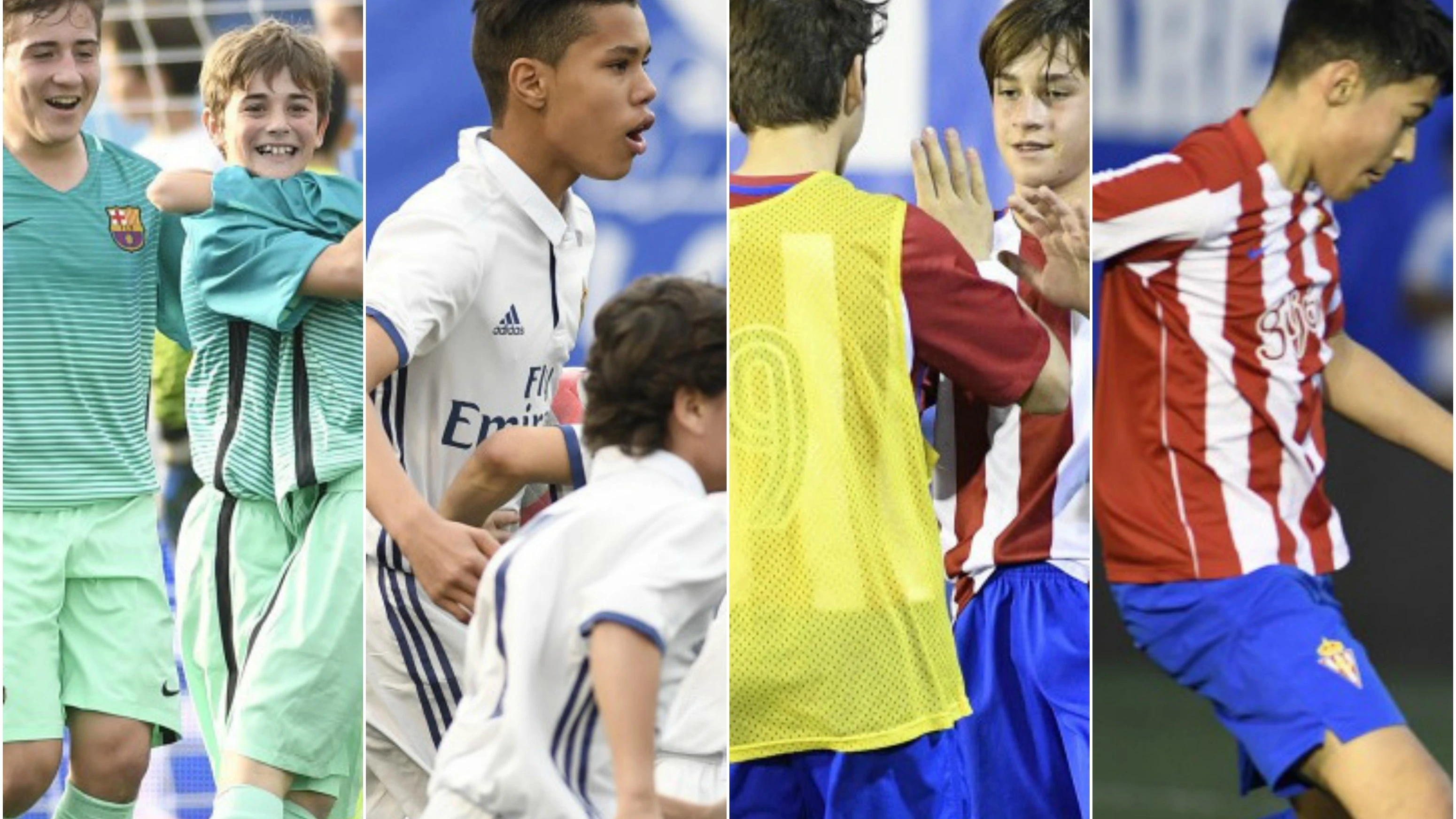 Barcelona, Real Madrid, Atlético y Sporting, los cuatro semifinalistas de LaLiga Promises