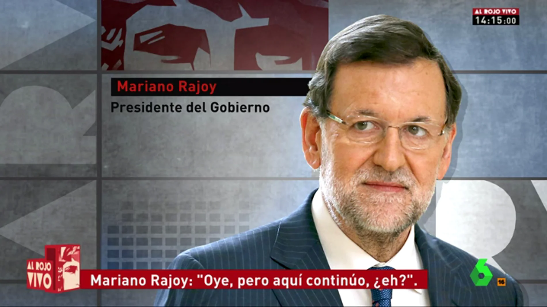 Frame 18.807712 de: Rajoy, de aniversario de boda en el Día de los Inocentes: "Oye, de momento aquí sigo"