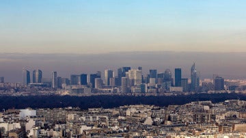 Capa de contaminación en París