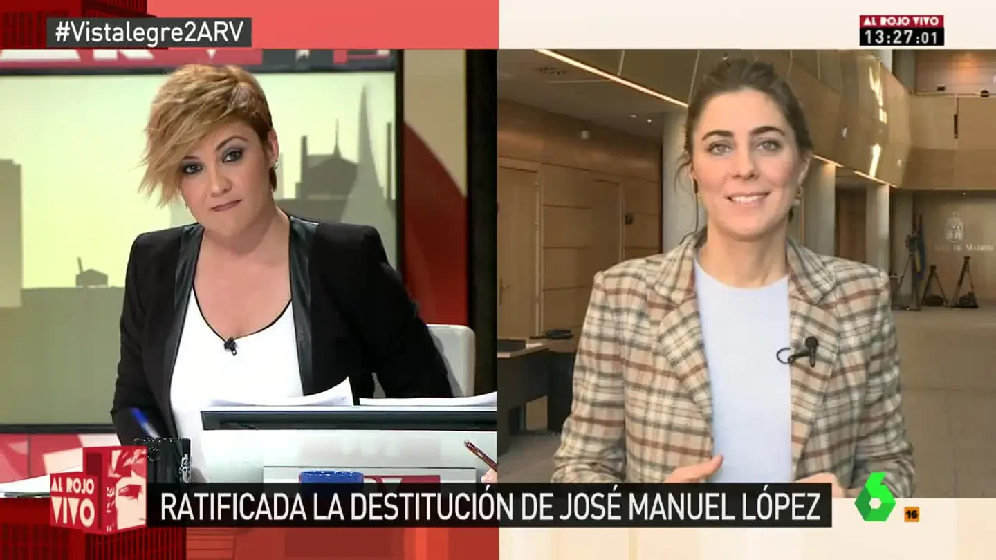 Lorena Ruiz-Huerta en Al Rojo Vivo Lorena Ruiz-Huerta en Al Rojo Vivo