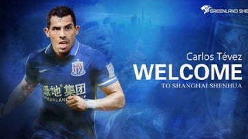 Tévez, nuevo fichaje del Shanghai Shenhua