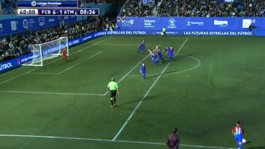 Gol del Atleti en la LaLiga Promise 