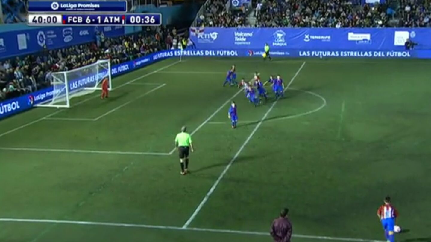 Gol del Atleti en la LaLiga Promise 