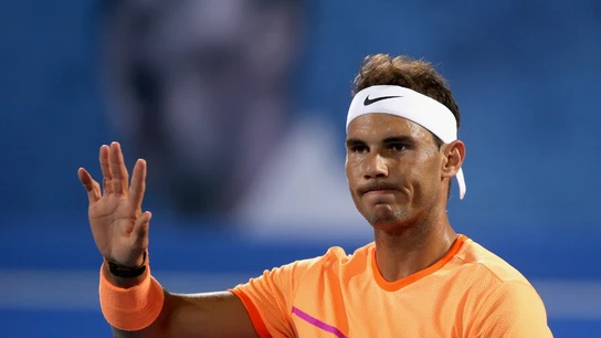 Nadal, en un partido Nadal, en un partido