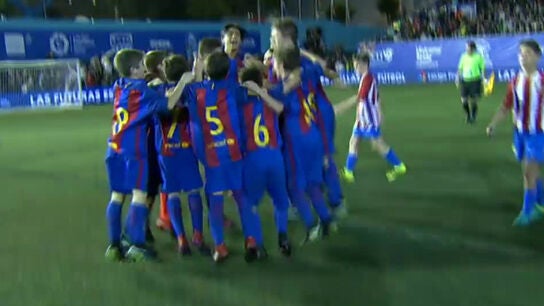 El Bar&ccedil;a celebra LaLiga Promises