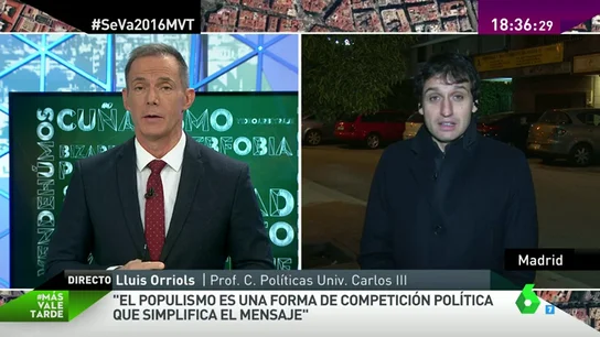 Frame 54.146759 de: Lluis Orriols: "El populismo es la estrategia política de confrontar élites con ciudadanía" Frame 54.146759 de: Lluis Orriols: "El populismo es la estrategia política de confrontar élites con ciudadanía"