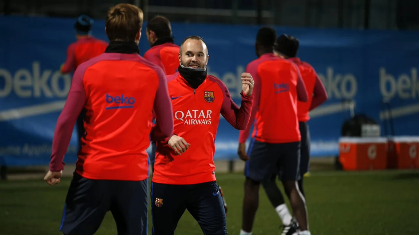 Primera sesión del Barcelona después de las vacaciones de Navidad Primera sesión del Barcelona después de las vacaciones de Navidad