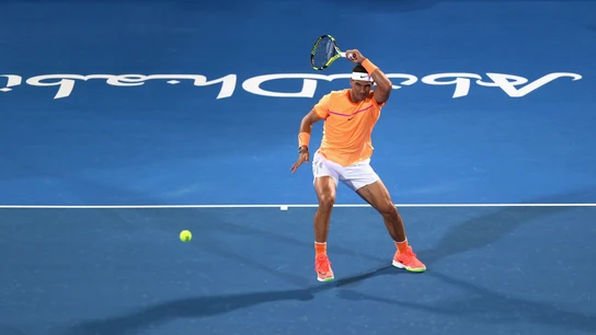 Rafa Nadal, durante el partido contra Raonic Rafa Nadal, durante el partido contra Raonic