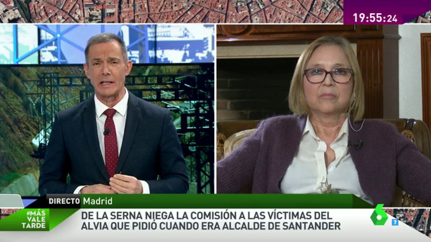 Frame 4.580399 de: Teresa G&oacute;mez-Lim&oacute;n, portavoz de las v&iacute;ctimas del Alvia: "De La Serna no tiene principios ni valores"