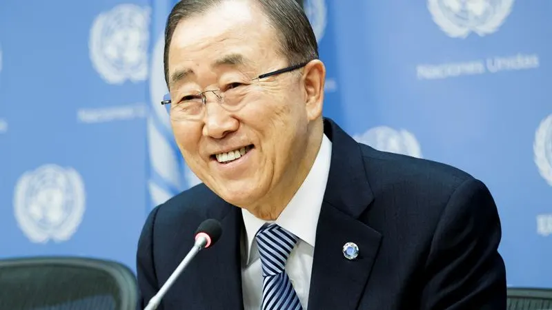 El secretario general de la ONU, Ban Ki-moon