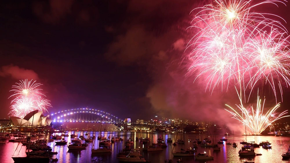 Australia celebra la llegada del nuevo año