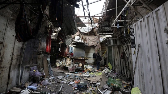 El doble atentado fue perpetrado por dos suicidas que detonaron los cinturones de explosivos El doble atentado fue perpetrado por dos suicidas que detonaron los cinturones de explosivos