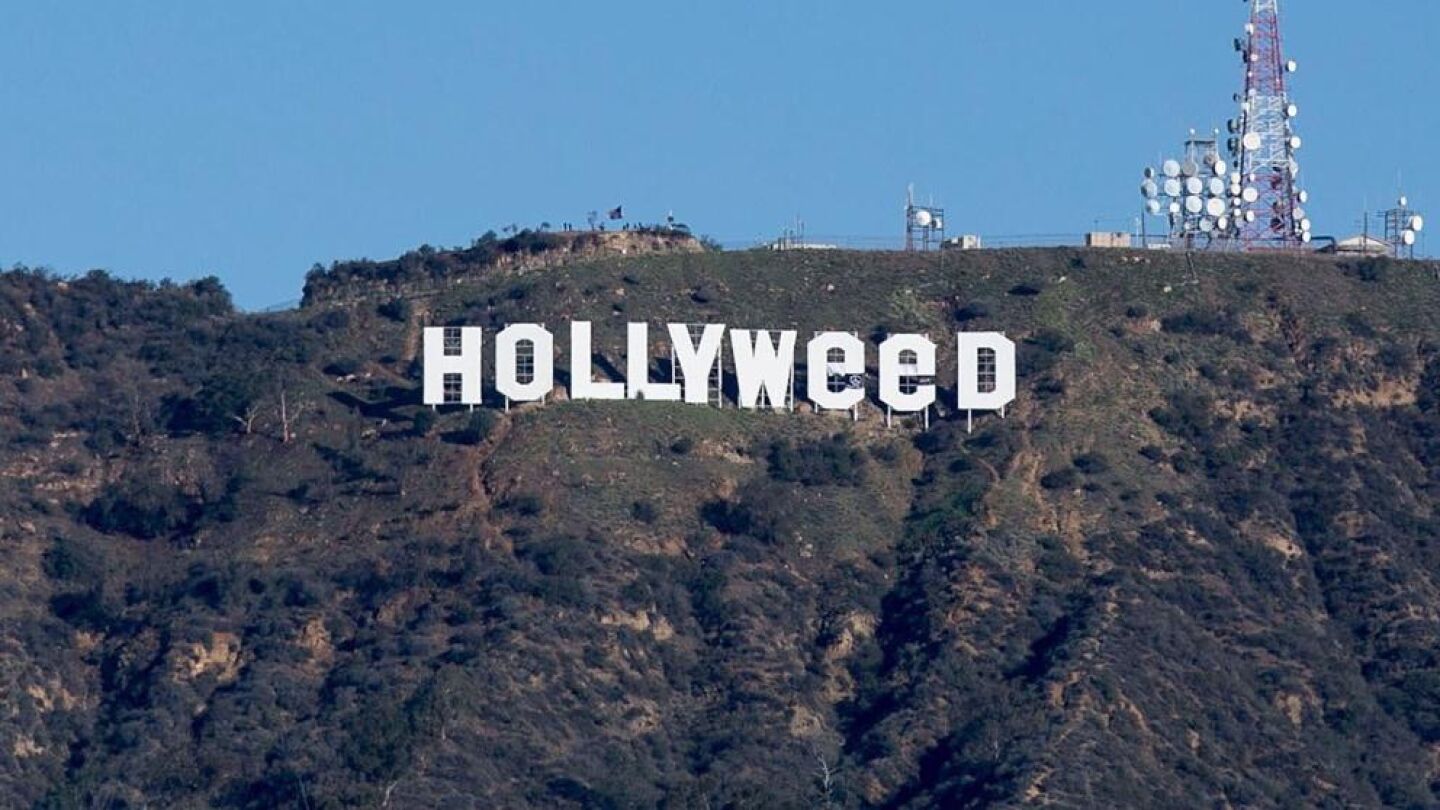 El cartel de Hollywood, cambiado a Hollyweed