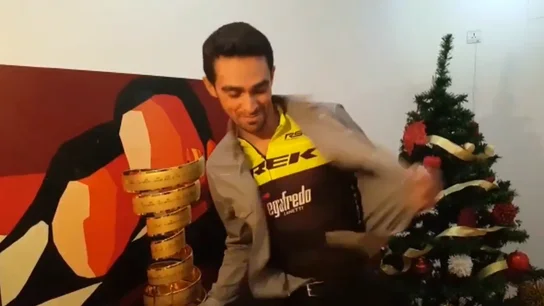 Alberto Contador, con el maillot del Trek Alberto Contador, con el maillot del Trek