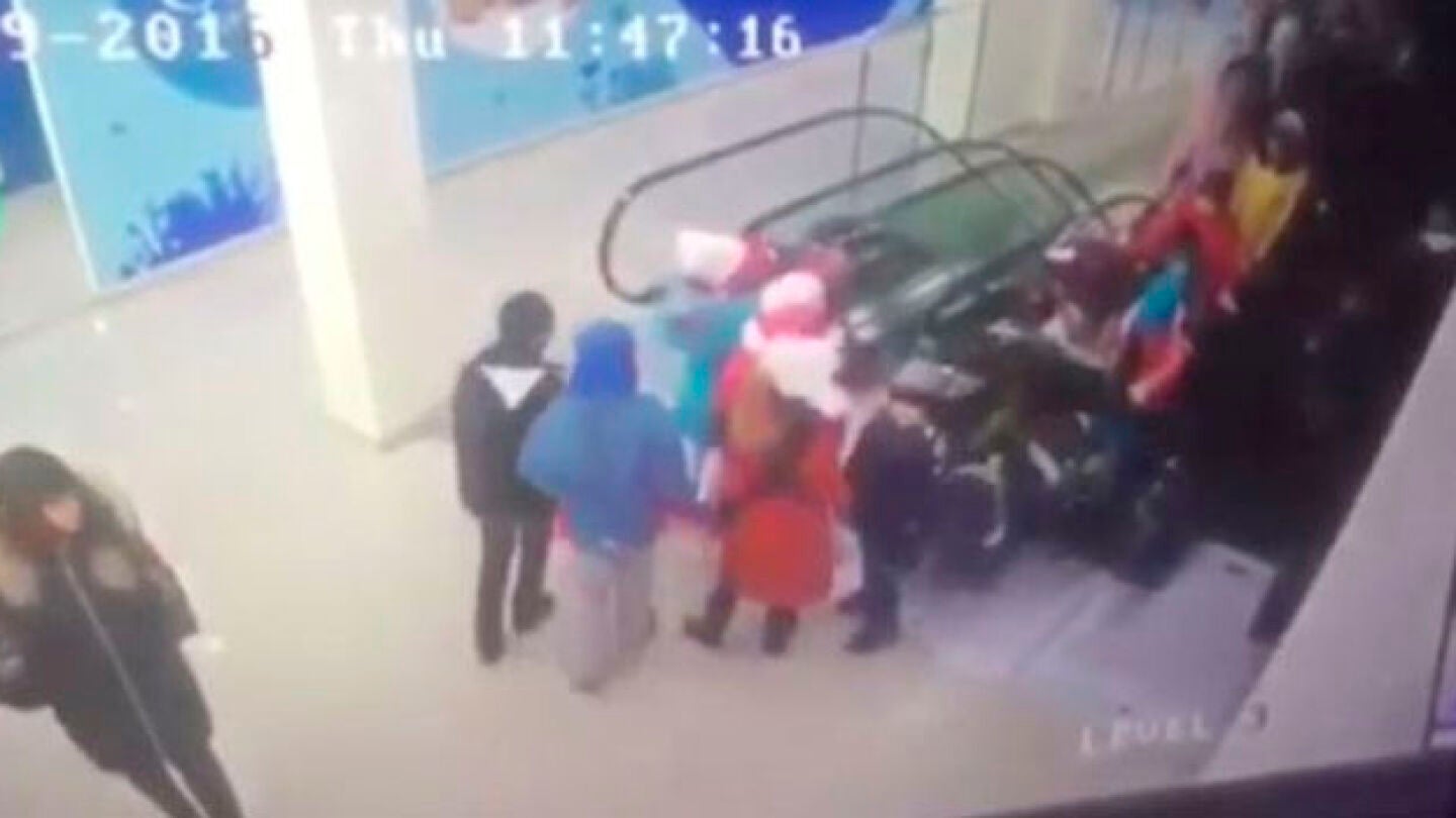 Accidente en unas escaleras mec&aacute;nicas de Rusia