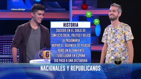 Ahora caigo - La escasa cultura en Ahora Caigo sobre la Guerra Civil española que hizo arder las redes sociales Ahora caigo