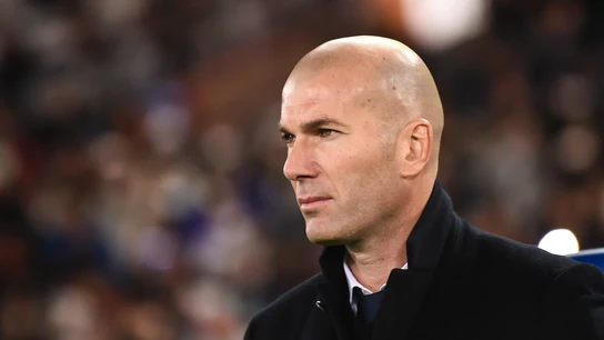 Zidane en un partido Zidane en un partido