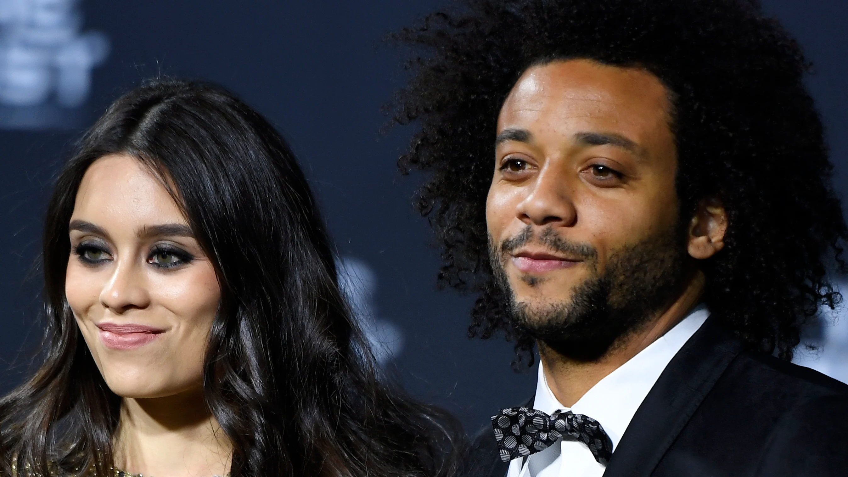 Marcelo y Clarice Alves Galardón The Best al Jugador FIFA 2016