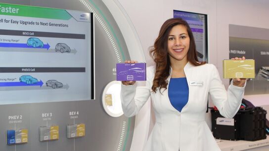 La nueva bater&iacute;a para coches de Samsung