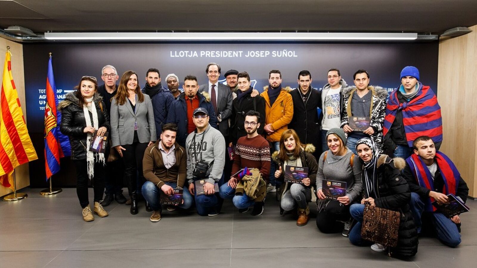 Grupo de refugiados