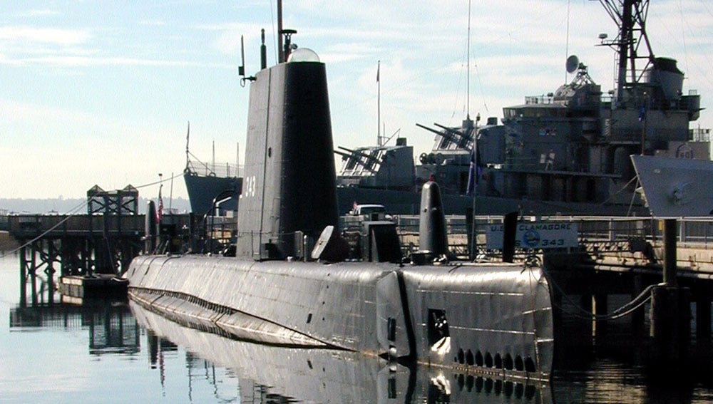 El submarino USS Clagamore, de 71 años de antigüedad