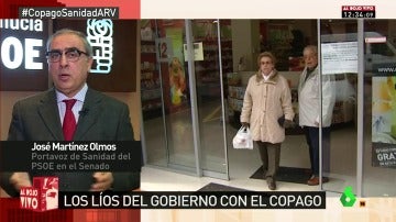 Frame 139.045659 de: José Martínez Olmos: "El copago farmacéutico se puede y se debe eliminar"