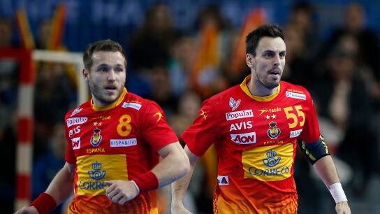 Los Hispanos durante un partido del Mundial 2017