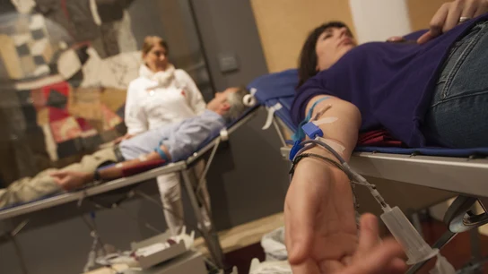 Vacuna contra la gripe en un hospital Vacuna contra la gripe en un hospital