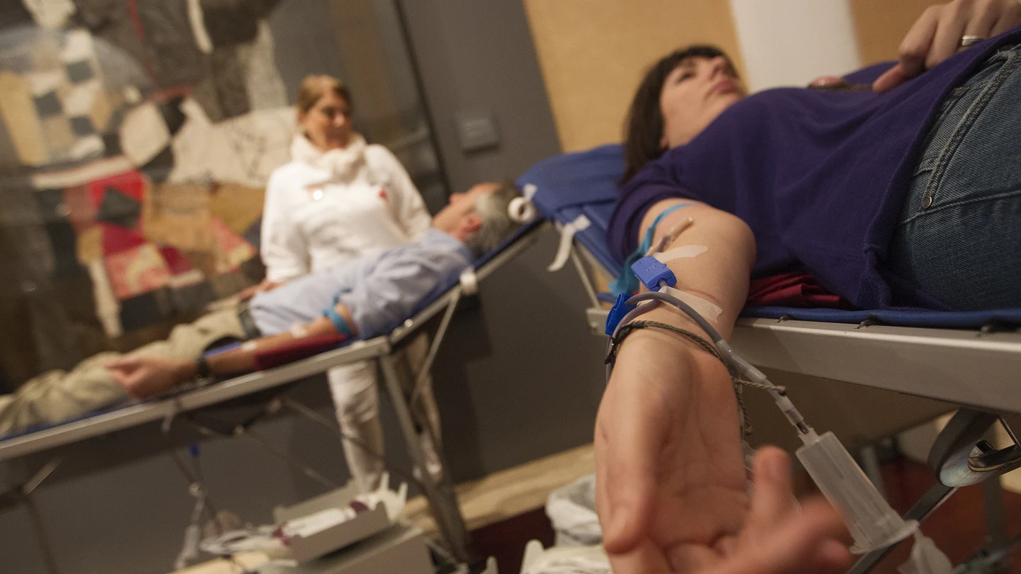 Vacuna contra la gripe en un hospital Vacuna contra la gripe en un hospital
