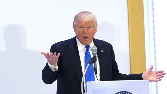 Donald Trump ante los medios Donald Trump ante los medios