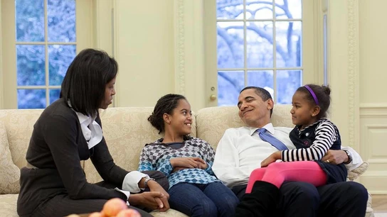 Barack Obama, junto a su familia en la Casa Blanca Barack Obama, junto a su familia en la Casa Blanca