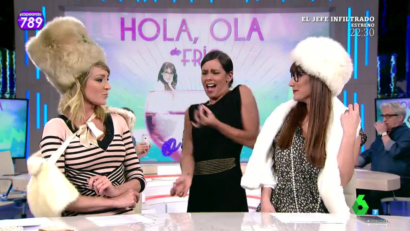 Cristina Pedroche deja &lsquo;heladas&rsquo; a Cuqui y Puchi con su imitaci&oacute;n de Chiquito de la Calzada