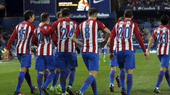 Los jugadores del Atl&eacute;tico sentencian al Eibar