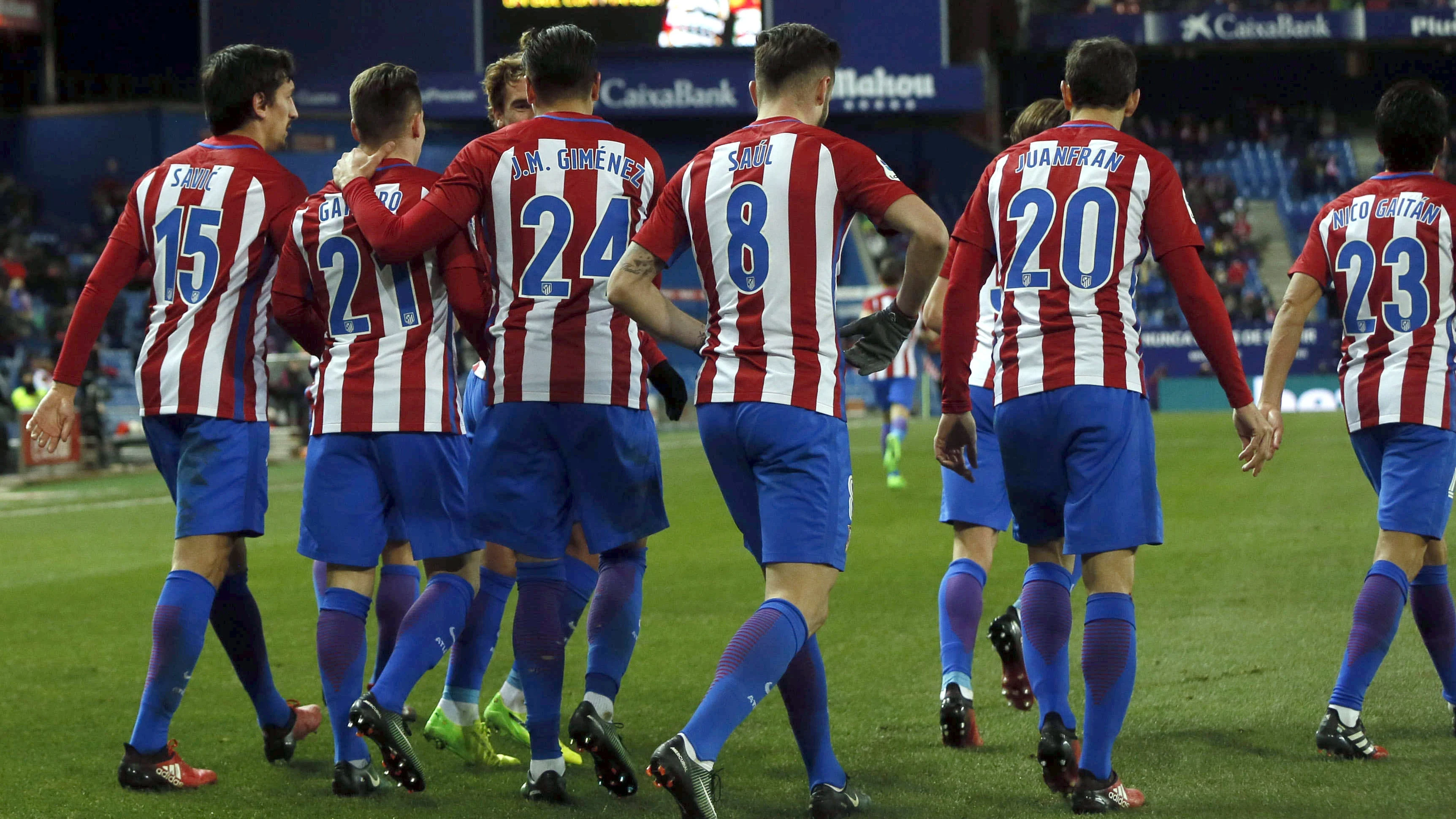 Los jugadores del Atlético sentencian al Eibar Los jugadores del Atlético sentencian al Eibar