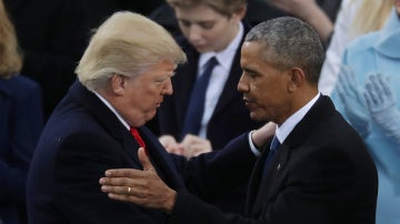 Donald Trump y Barack Obama