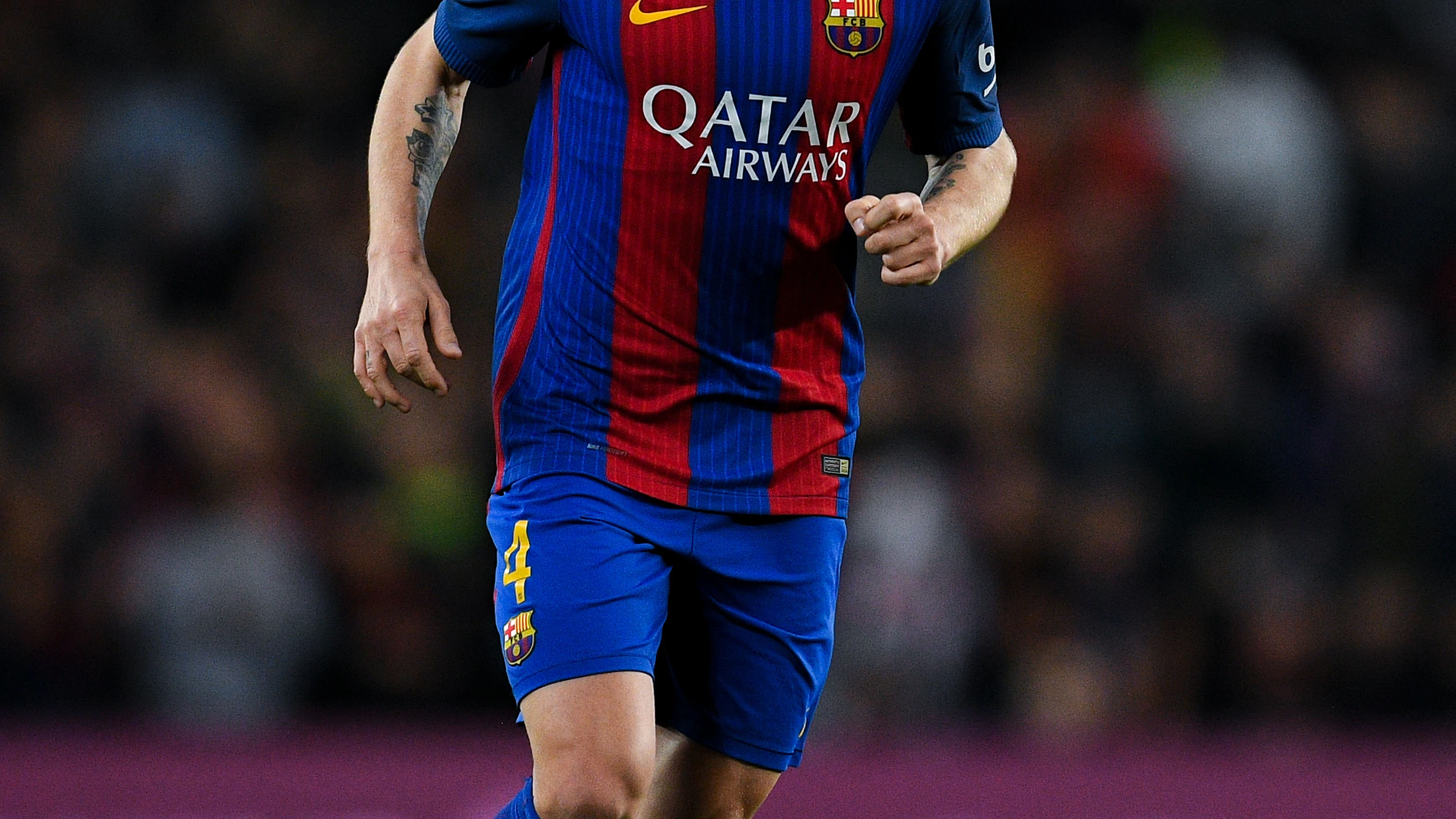Rakitic, durante un partido con el Barça Rakitic, durante un partido con el Barça