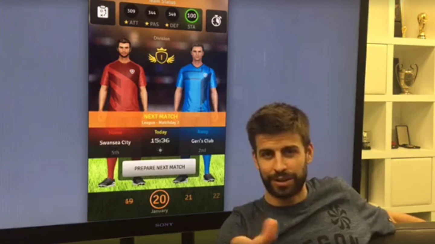 Piqué, en directo en Facebook Piqué, en directo en Facebook