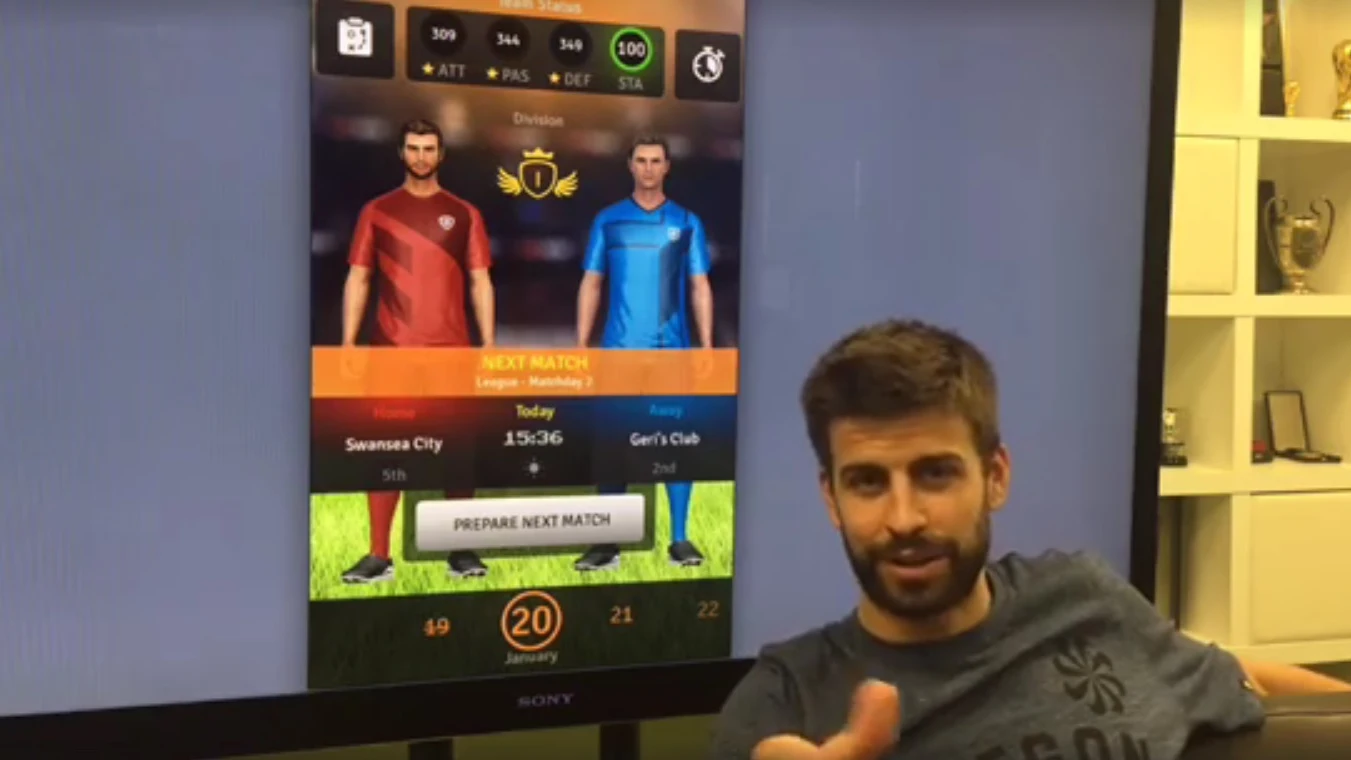 Piqué, en directo en Facebook Piqué, en directo en Facebook